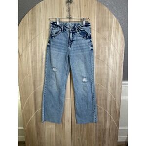 Kids' art class Light Wash Distressed Wide Leg denim Jeans Size 10